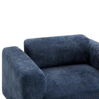 Moderner übergroßer Sessel, gemütlicher Akzentsessel, Einzels Sofa fürs Wohnzimmer, Schlafzimmer, Büro oder Apartment, aus gewebtem Samtstoff