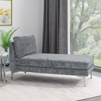 Moderne stoffen chaise longue 69.00 L x 29.00 W x 30.00 H