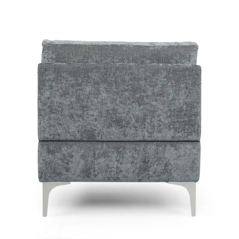 Moderne stoffen chaise longue 69.00 L x 29.00 W x 30.00 H