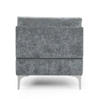 Moderne stoffen chaise longue 69.00 L x 29.00 W x 30.00 H