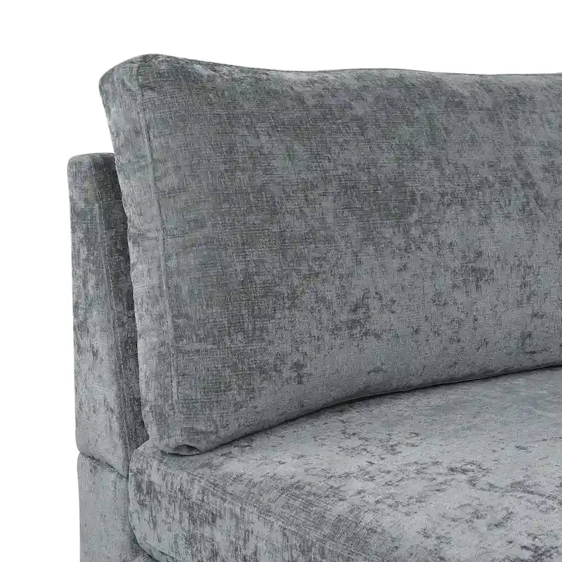 Moderne stoffen chaise longue 69.00 L x 29.00 W x 30.00 H