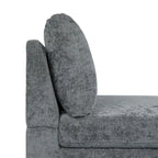 Moderne stoffen chaise longue 69.00 L x 29.00 W x 30.00 H