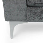 Moderne stoffen chaise longue 69.00 L x 29.00 W x 30.00 H