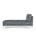 Moderne stoffen chaise longue 69.00 L x 29.00 W x 30.00 H