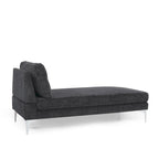 Moderne stoffen chaise longue 69.00 L x 29.00 W x 30.00 H