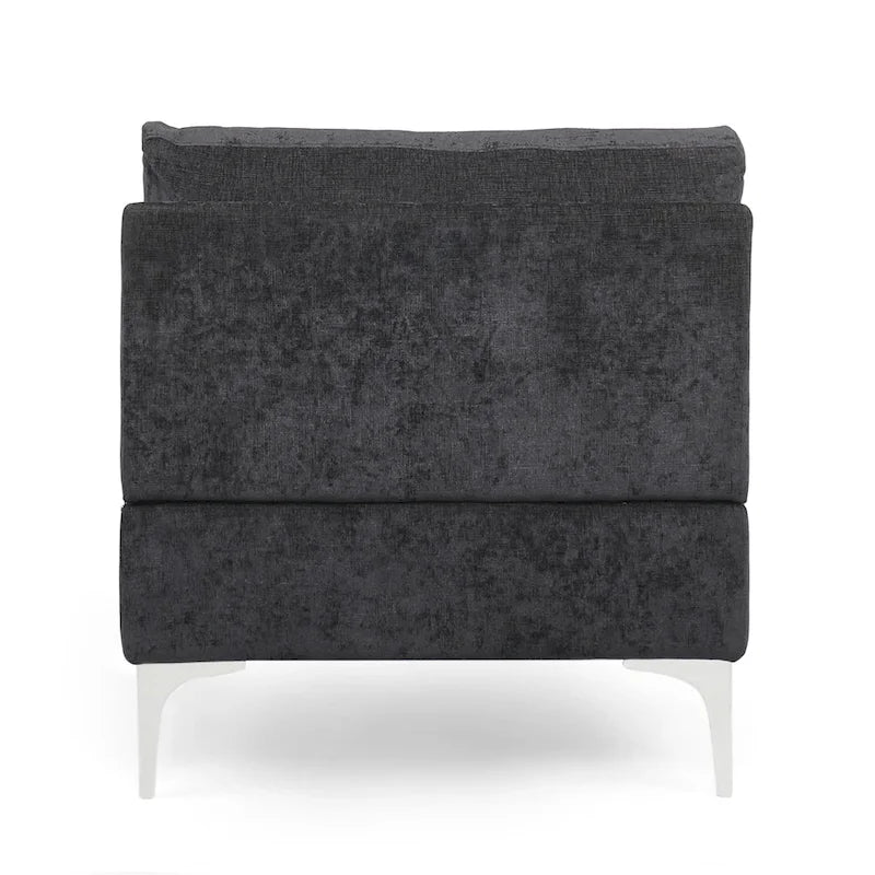 Moderne stoffen chaise longue 69.00 L x 29.00 W x 30.00 H