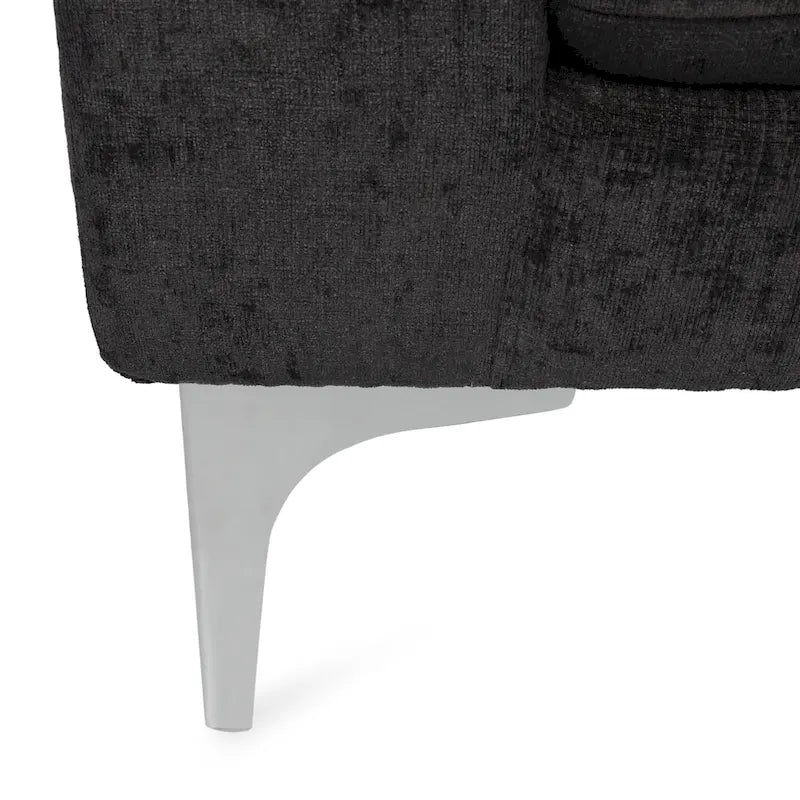 Moderne stoffen chaise longue 69.00 L x 29.00 W x 30.00 H