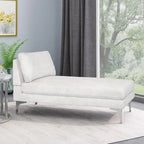Moderne stoffen chaise longue 69.00 L x 29.00 W x 30.00 H