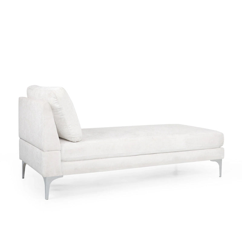 Moderne stoffen chaise longue 69.00 L x 29.00 W x 30.00 H