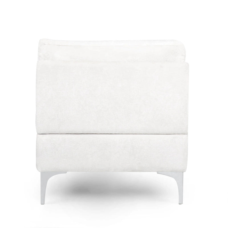 Moderne stoffen chaise longue 69.00 L x 29.00 W x 30.00 H