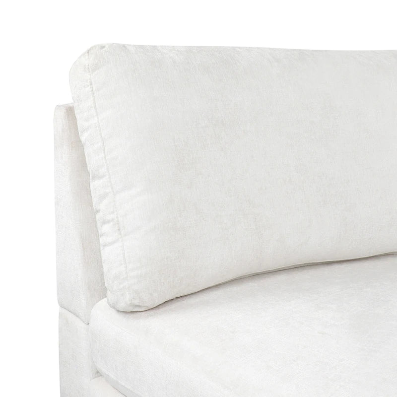 Moderne stoffen chaise longue 69.00 L x 29.00 W x 30.00 H