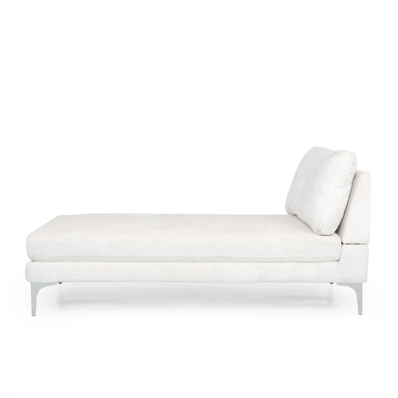 Moderne stoffen chaise longue 69.00 L x 29.00 W x 30.00 H