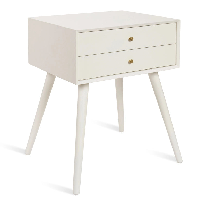 Comodino con 2 cassetti