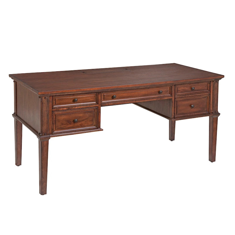 Vintage-Schreibtisch mit Stauraum, 60 Inch
