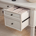 Vintage-Schreibtisch mit Stauraum, 60 Inch
