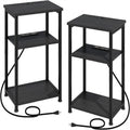 Smalle bijzettafel met laadstation - 15.35D x 11.8W x 22.8H