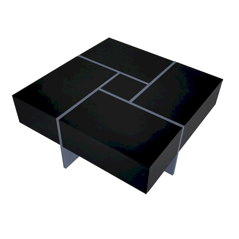 Mesa de centro com 4 compartimentos de arrumação ocultos