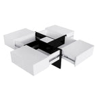 Mesa de centro com 4 compartimentos de arrumação ocultos