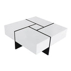 Mesa de centro com 4 compartimentos de arrumação ocultos