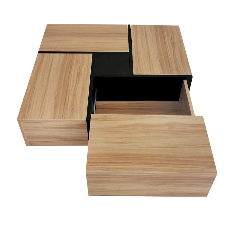 Mesa de centro com 4 compartimentos de arrumação ocultos