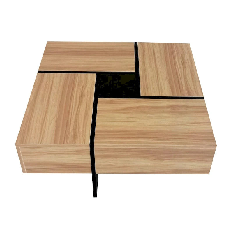 Mesa de centro com 4 compartimentos de arrumação ocultos