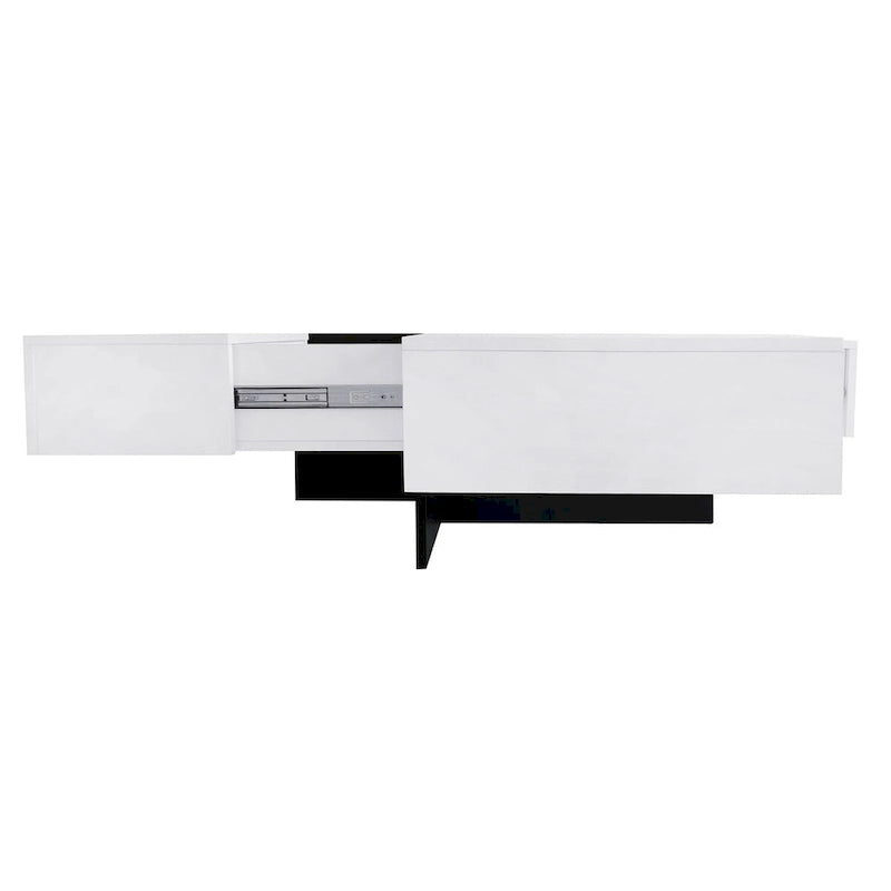 Mesa de centro com 4 compartimentos de arrumação ocultos