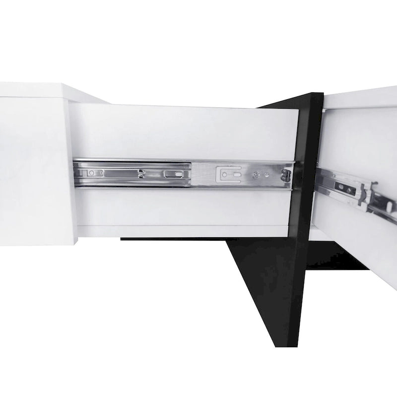 Mesa de centro com 4 compartimentos de arrumação ocultos