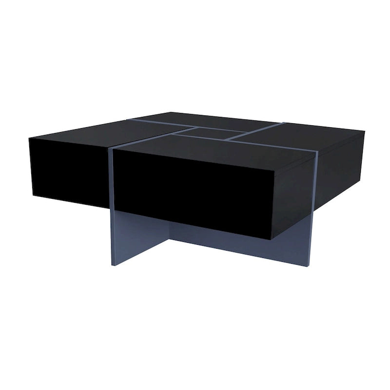 Mesa de centro com 4 compartimentos de arrumação ocultos