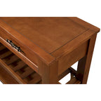 Konsolentisch als Sofatisch mit 2 Schubladen und 2 Ablageebenen, 42-Zoll-Holz-Buffetschrank für Zimmer, Küche, Eingangsbereich und Flur